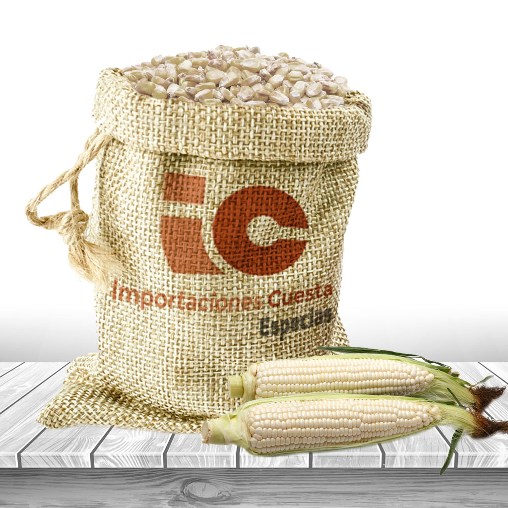 Maíz blanco en grano